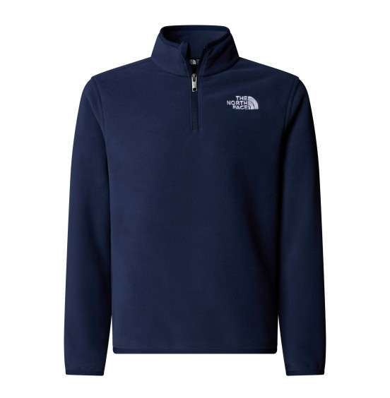 THE NORTH FACE TEEN GLACIER FLEECE 1/4 ZIP NF0A8CVG8K2 SUMMIT NAVY