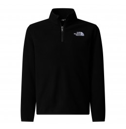 THE NORTH FACE TEEN GLACIER FLEECE 1/4 ZIP NF0A8CVGJK3 BLACK