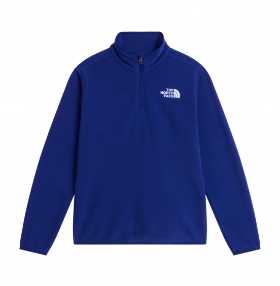 THE NORTH FACE TEEN GLACIER FLEECE 1/4 ZIP NF0A8CVGNLV BOLD BLUE