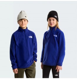 THE NORTH FACE TEEN GLACIER FLEECE 1/4 ZIP NF0A8CVGNLV BOLD BLUE