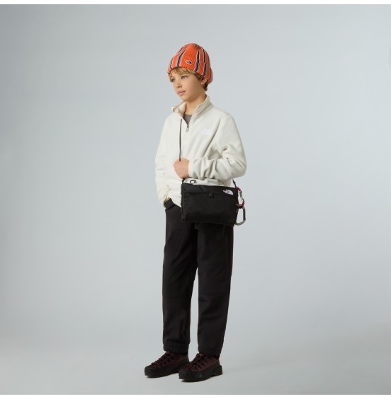 THE NORTH FACE TEEN GLACIER FLEECE 1/4 ZIP NF0A8CVGQLI WHITE DUNE