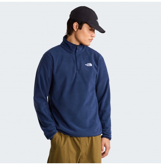 THE NORTH FACE M GLACIER FLEECE 1/4 ZIP JACKET NF0A8D0Q8K2 SUMMIT NAVY