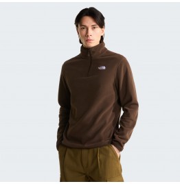 THE NORTH FACE M GLACIER FLEECE 1/4 ZIP JACKET NF0A8D0QNMF DARK CHESTNUT