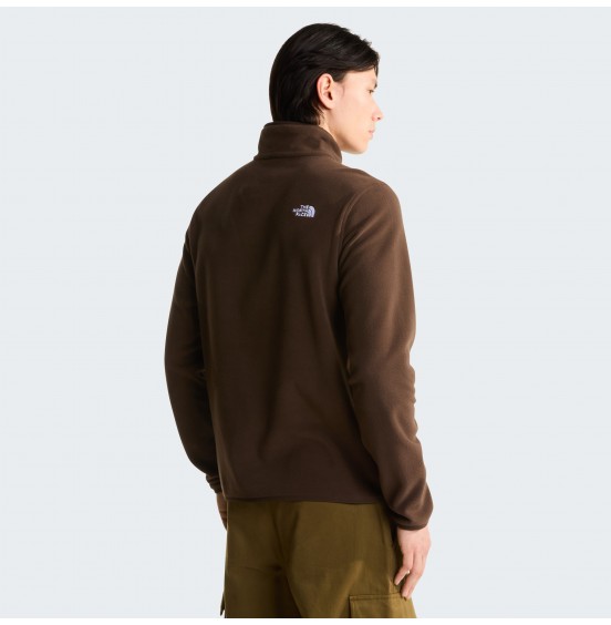THE NORTH FACE M GLACIER FLEECE 1/4 ZIP JACKET NF0A8D0QNMF DARK CHESTNUT