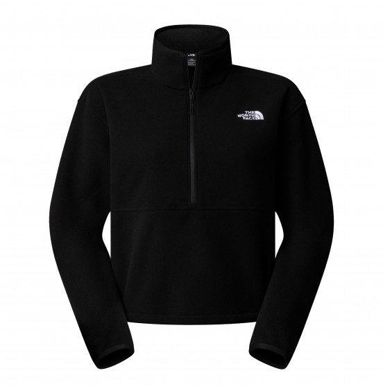 THE NORTH FACE W GLACIER FLEECE 1/2 ZIP NF0A8D2CJK3 BLACK