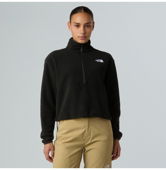 THE NORTH FACE W GLACIER FLEECE 1/2 ZIP NF0A8D2CJK3 BLACK