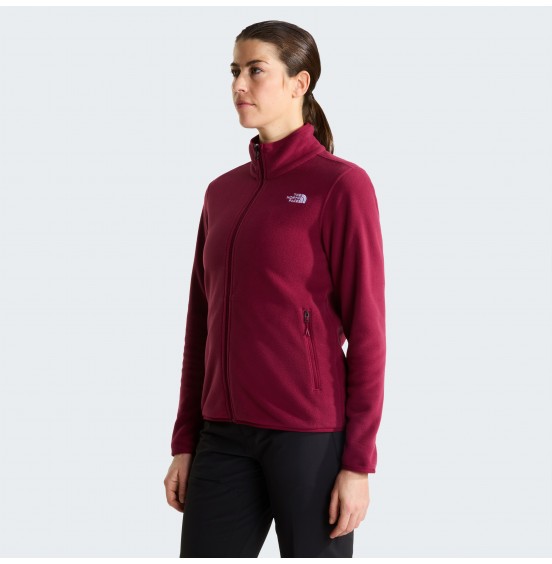 THE NORTH FACE W GLACIER FLEECE FULLZIP JACKET NF0A8D2FMVO BURGUNDY CRUSH