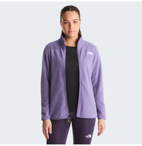 THE NORTH FACE W GLACIER FLEECE FULLZIP JACKET NF0A8D2FNNK GROUNDED PLUM