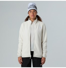 THE NORTH FACE W GLACIER FLEECE FULLZIP JACKET NF0A8D2FQLI WHITE DUNE