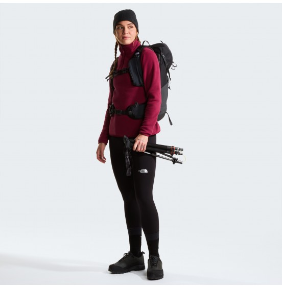 THE NORTH FACE W GLACIER 1/4 ZIP FLEECE JKT NF0A8D2JMVO BURGUNDY CRUSH