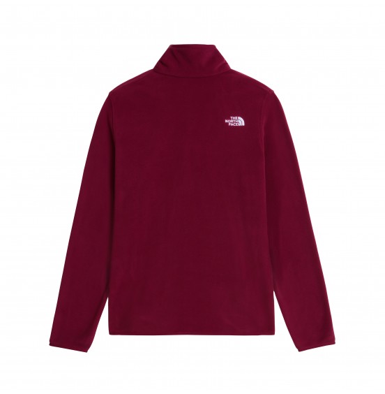 THE NORTH FACE W GLACIER 1/4 ZIP FLEECE JKT NF0A8D2JMVO BURGUNDY CRUSH