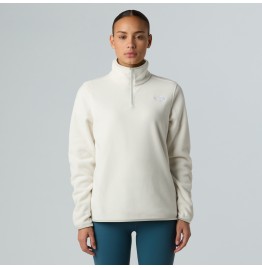 THE NORTH FACE W GLACIER FLEECE 1/4 ZIP NF0A8D2JQLI WHITE DUNE