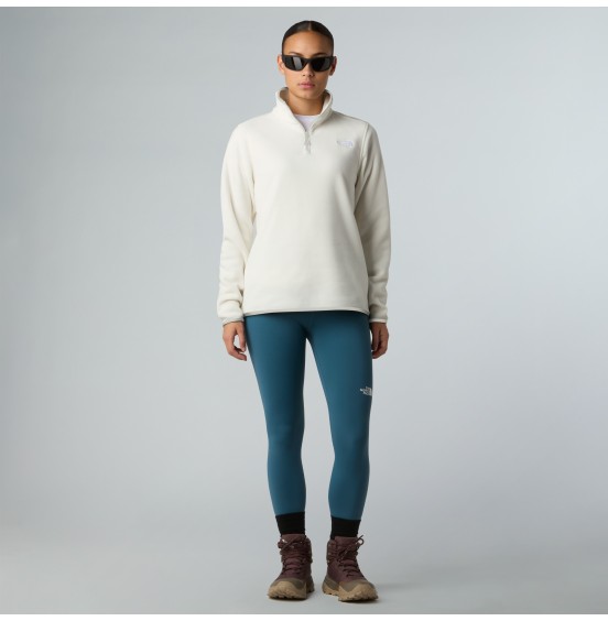 THE NORTH FACE W GLACIER FLEECE 1/4 ZIP NF0A8D2JQLI WHITE DUNE