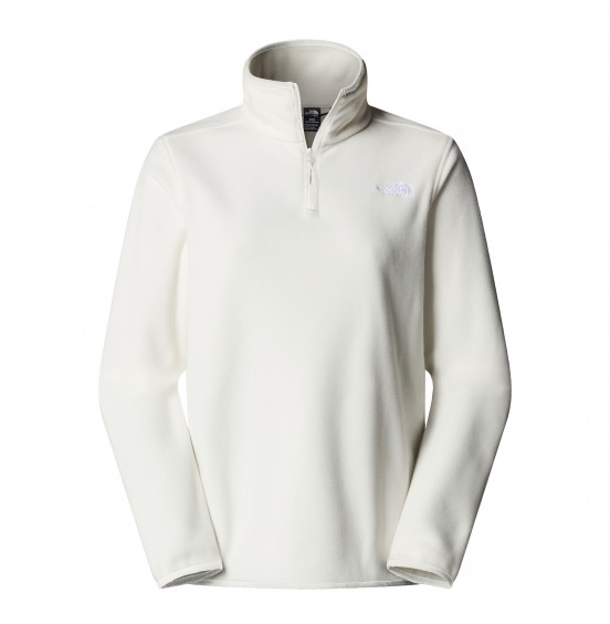 THE NORTH FACE W GLACIER FLEECE 1/4 ZIP NF0A8D2JQLI WHITE DUNE