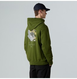 THE NORTH FACE M CONNECT RELAXED HOODIE NF0A8E40BRI WOODLAND GREEN