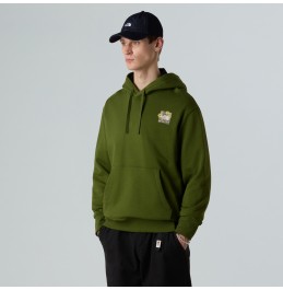 THE NORTH FACE M CONNECT RELAXED HOODIE NF0A8E40BRI WOODLAND GREEN