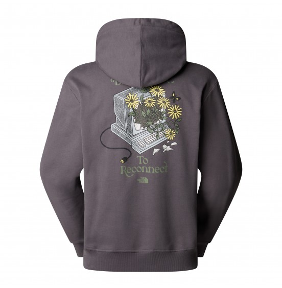 THE NORTH FACE M CONNECT RELAXED HOODIE NF0A8E40RHI ANTHRACITE GREY