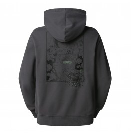 THE NORTH FACE U POWDER DAYS RELAXED GRAPHIC HOODIE NF0A8E4G0C5 ASPHALT GREY