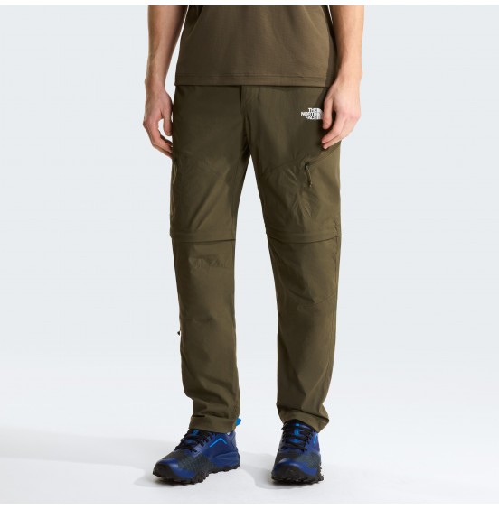 THE NORTH FACE M EXPLORATION REGULAR TAPERED CNV PANT NF0A8EC321L NEW TAUPE GREEN