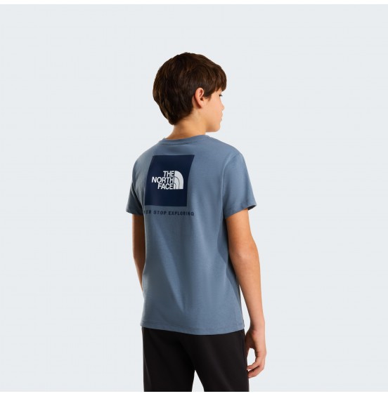THE NORTH FACE ΠΑΙΔΙΚΟ ΚΟΝΤΟΜΑΝΙΚΟ TEEN BOX NSE TEE NF0A8EFN0U3 GRANITE GREY