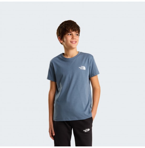 THE NORTH FACE ΠΑΙΔΙΚΟ ΚΟΝΤΟΜΑΝΙΚΟ TEEN BOX NSE TEE NF0A8EFN0U3 GRANITE GREY