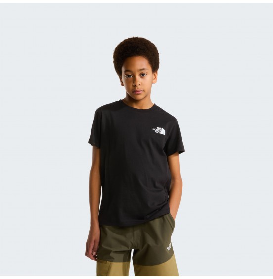 THE NORTH FACE ΠΑΙΔΙΚΟ ΚΟΝΤΟΜΑΝΙΚΟ TEEN BOX NSE TEE NF0A8EFNJK3 BLACK