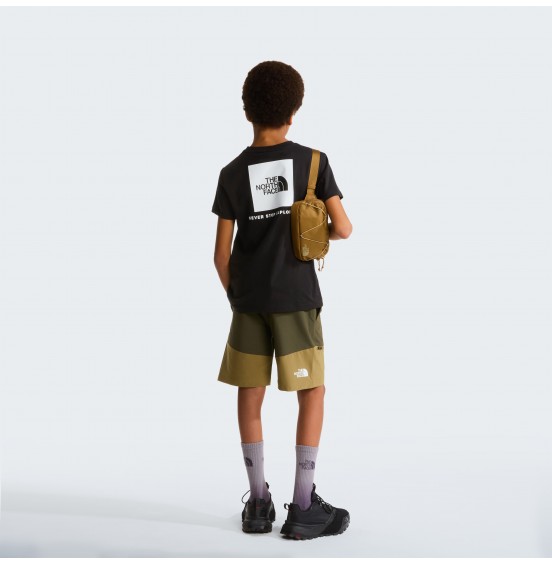 THE NORTH FACE ΠΑΙΔΙΚΟ ΚΟΝΤΟΜΑΝΙΚΟ TEEN BOX NSE TEE NF0A8EFNJK3 BLACK