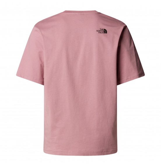 THE NORTH FACE UNISEX FLOWER DOME RELAXED TEE NF0A8EGXHCS1 NOSTALGIA ROSE