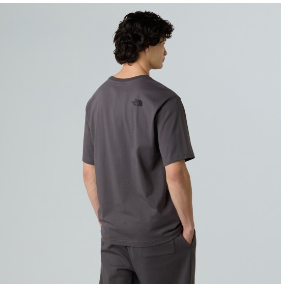THE NORTH FACE UNISEX FLOWER DOME RELAXED TEE NF0A8EGXRHI1M ANTHRACITE GREY
