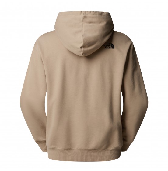 THE NORTH FACE UNISEX FLOWER DOME RELAXED HD SWEATSHIRT NF0A8EGZBOX1S MUSHROOM GREY