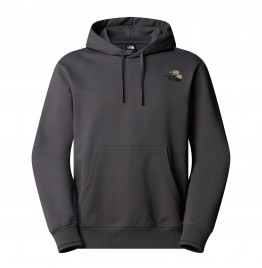 THE NORTH FACE UNISEX FLOWER DOME RELAXED HD SWEATSHIRT NF0A8EGZRHI ANTHRACITE GREY