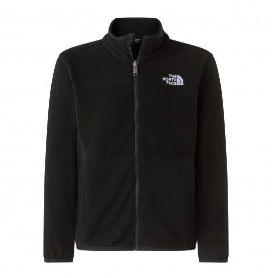 THE NORTH FACE TEEN GLACIER FULL ZIP FLEECE NF0A8F8AJK3 BLACK