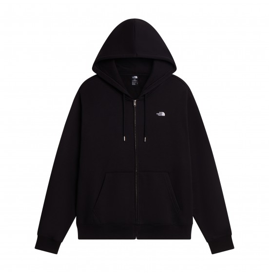 THE NORTH FACE M ESSENTIAL SIMPLE DOME RELAXED FULL ZIP HOODIE NF0A8FDEJK3 BLACK