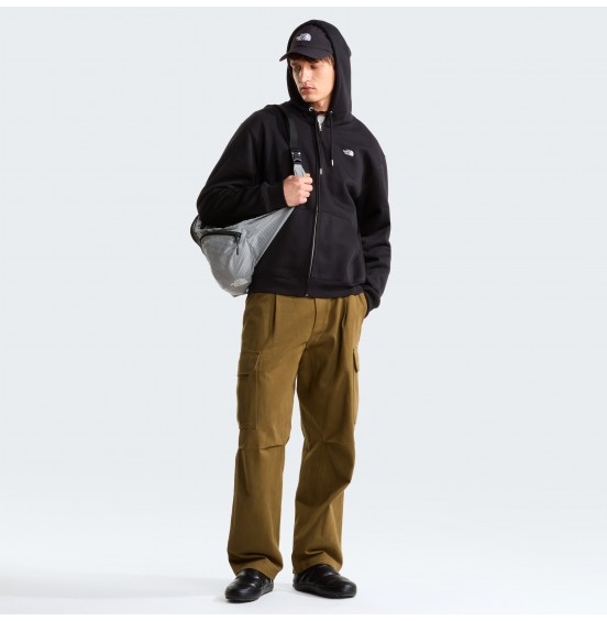 THE NORTH FACE M ESSENTIAL SIMPLE DOME RELAXED FULL ZIP HOODIE NF0A8FDEJK3 BLACK