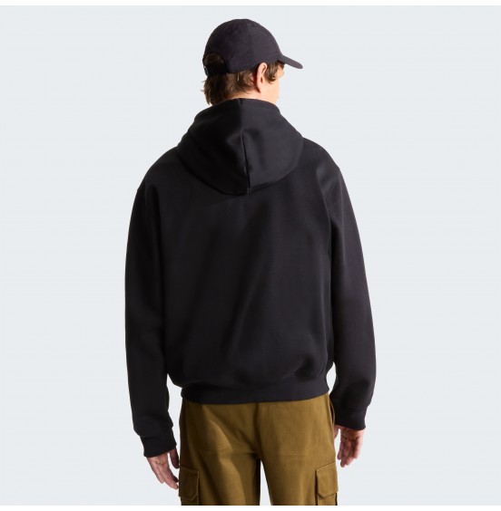 THE NORTH FACE M ESSENTIAL SIMPLE DOME RELAXED FULL ZIP HOODIE NF0A8FDEJK3 BLACK