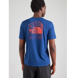 THE NORTH FACE M BITMAP LOGO T-GRAP TEE NF0A8FTVD1R ESTATE BLUE