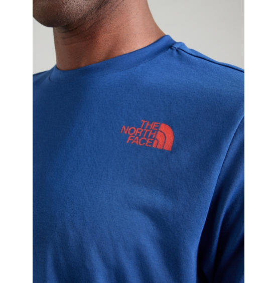 THE NORTH FACE M BITMAP LOGO T-GRAP TEE NF0A8FTVD1R ESTATE BLUE