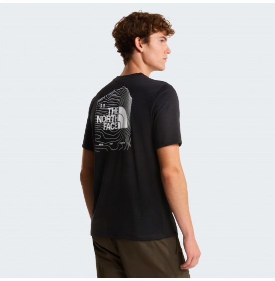 THE NORTH FACE M BITMAP LOGO T-GRAP TEE NF0A8FTVJK3 BLACK