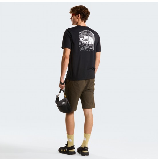 THE NORTH FACE M BITMAP LOGO T-GRAP TEE NF0A8FTVJK3 BLACK