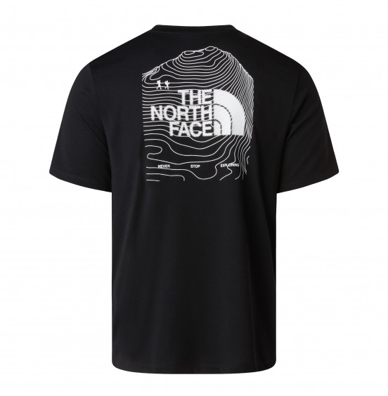THE NORTH FACE M BITMAP LOGO T-GRAP TEE NF0A8FTVJK3 BLACK