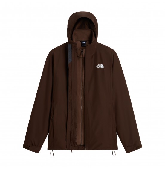 THE NORTH FACE M QUEST TRICLIMATE NF0A8G0SP4W DARK CHESTNUT BROWN