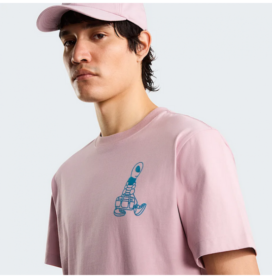 THE NORTH FACE M ALIEN RX TEE NF0A8G9G0SO METAL PINK