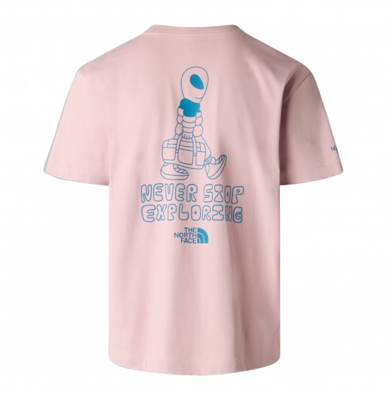 THE NORTH FACE M ALIEN RX TEE NF0A8G9G0SO METAL PINK