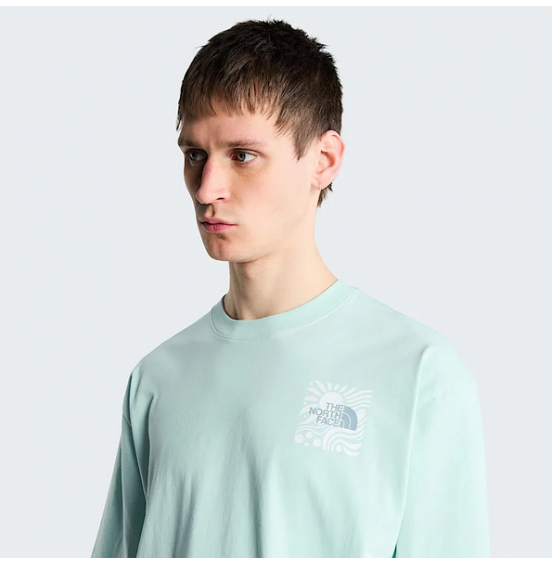 THE NORTH FACE M SUN OS TEE NF0A8GA0G70 OPAL FROST