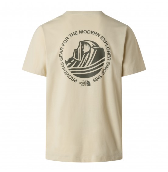 THE NORTH FACE M MOUNTAIN TEE NF0A8GA7DOM DESERT STONE