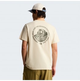 THE NORTH FACE M MOUNTAIN TEE NF0A8GA7DOM DESERT STONE