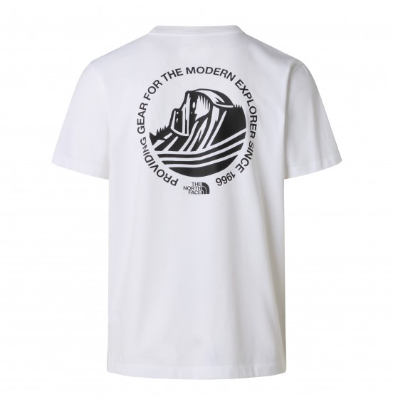 THE NORTH FACE M MOUNTAIN TEE NF0A8GA7FN4 WHITE