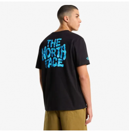THE NORTH FACE M DRIP LOGO RX TEE NF0A8GABJK3 BLACK