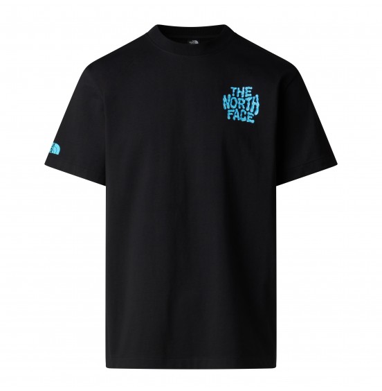 THE NORTH FACE M DRIP LOGO RX TEE NF0A8GABJK3 BLACK
