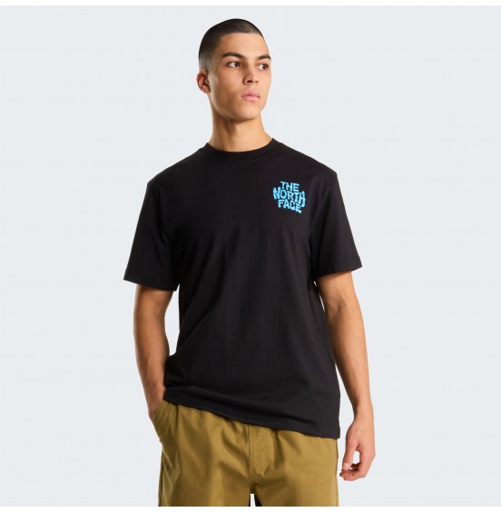 THE NORTH FACE M DRIP LOGO RX TEE NF0A8GABJK3 BLACK